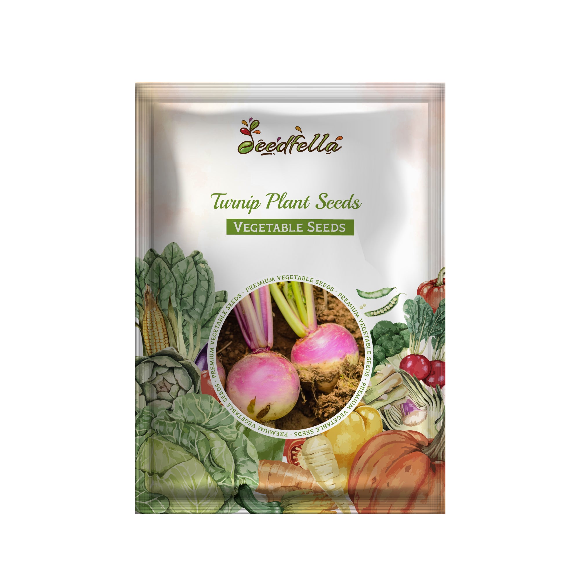 Non GMO turnip seeds for cool season growing