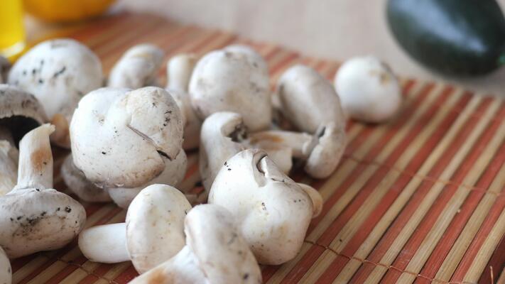 Non GMO white mushrooms
