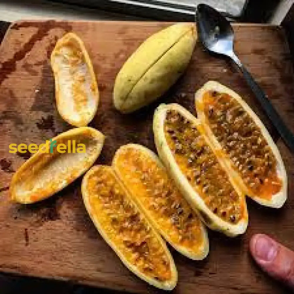 Orange Banana Passion Fruit Seeds For Planting  Tropical Garden Delight