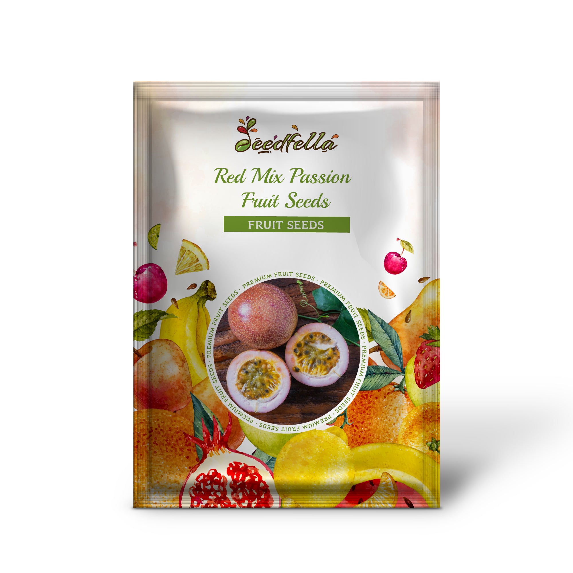 Passiflora edulis red mix passion fruit seeds for gardening