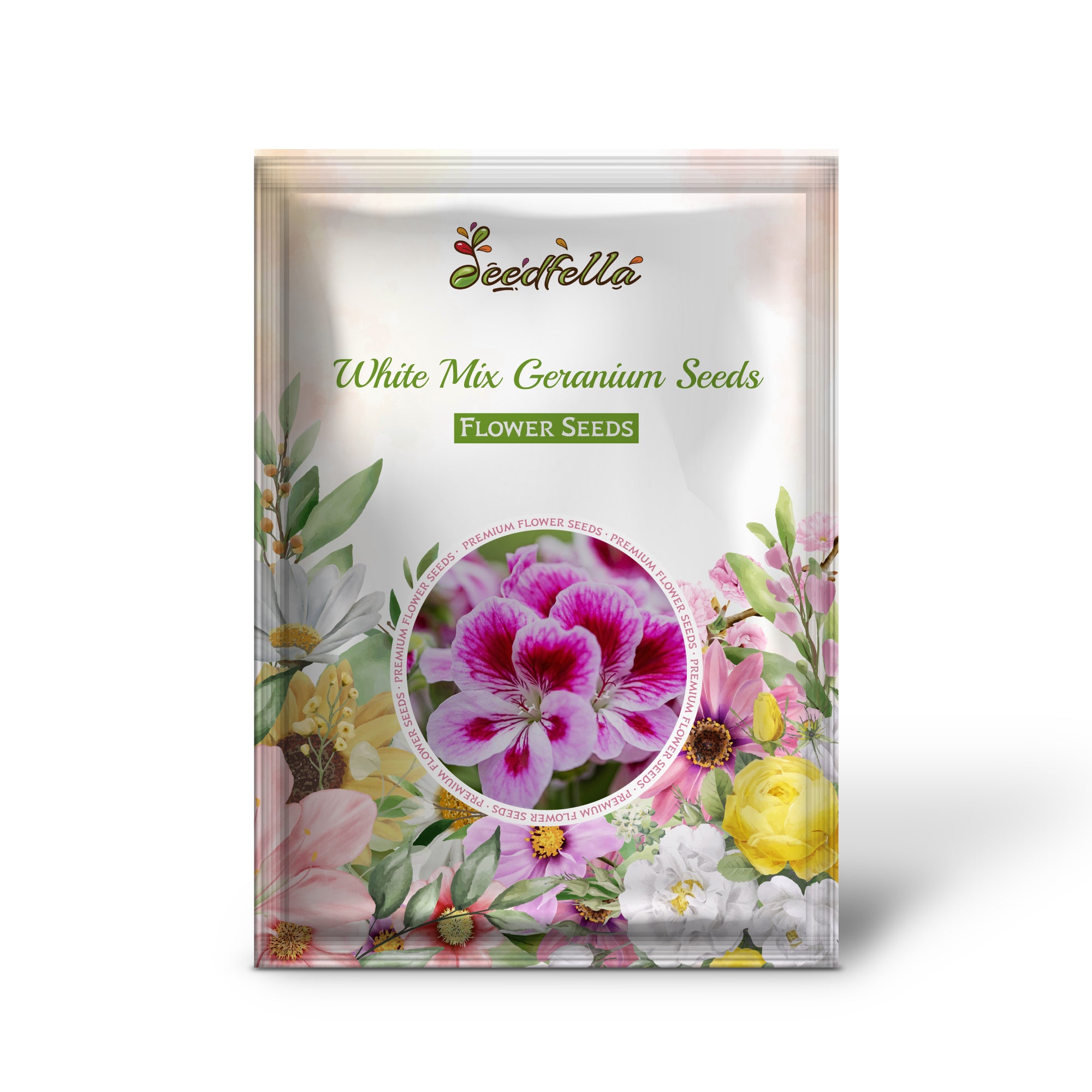 Pelargonium Peltatum Geranium Seeds for Hanging Baskets and Pots