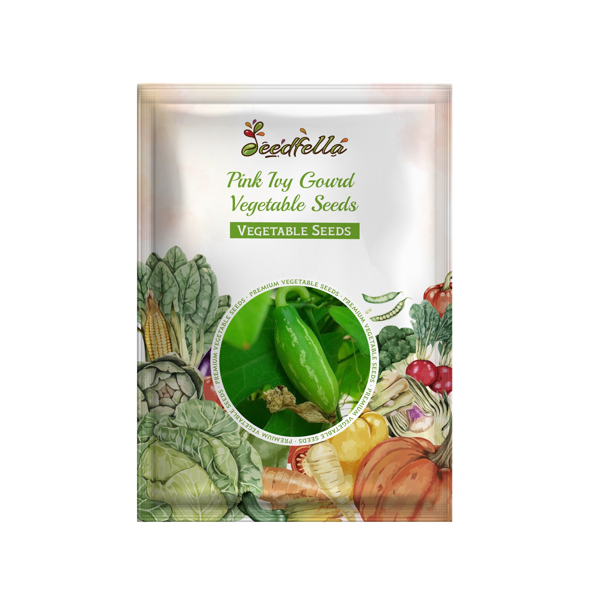 High quality Pink Ivy Gourd seeds closeup