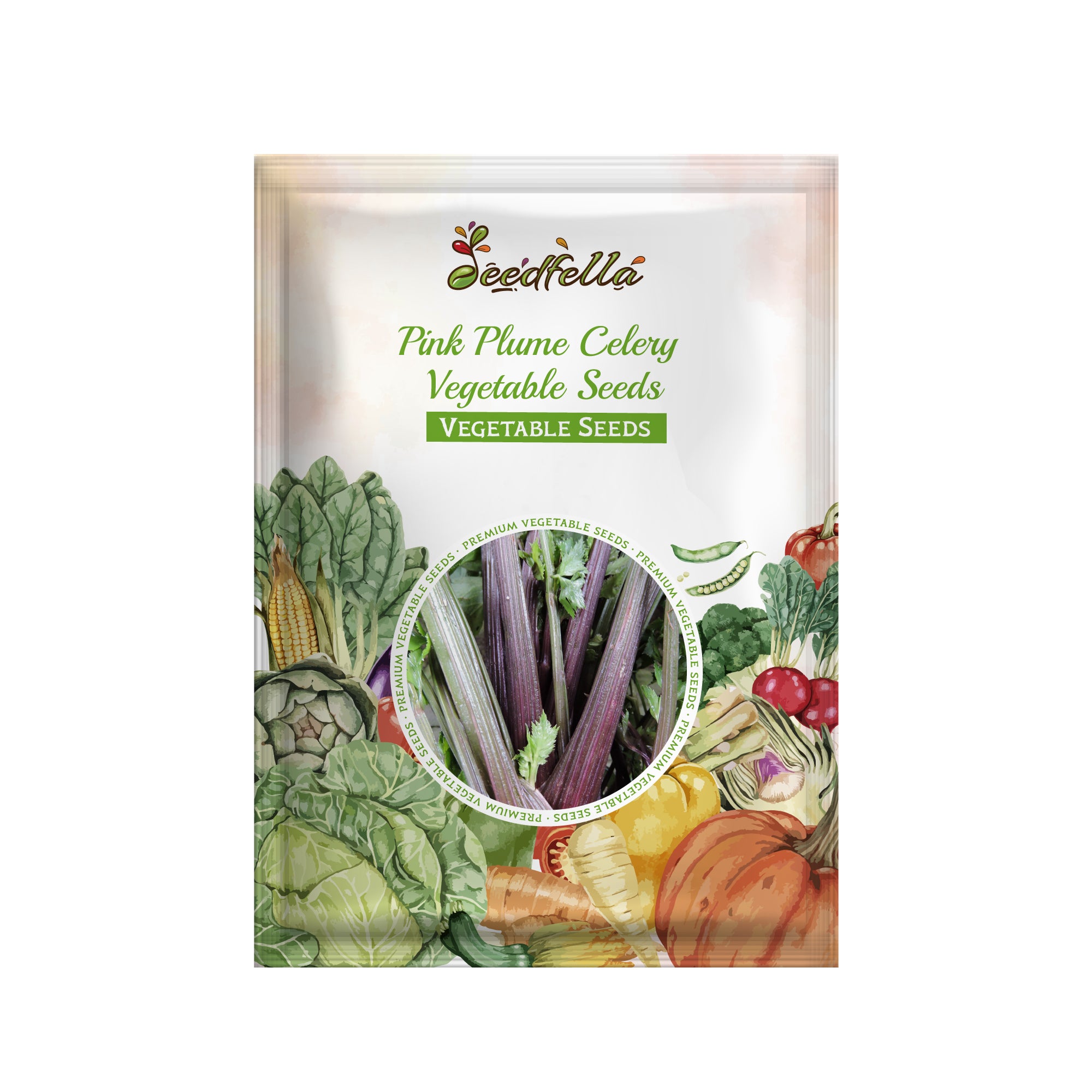 Pink Plume celery seeds for planting