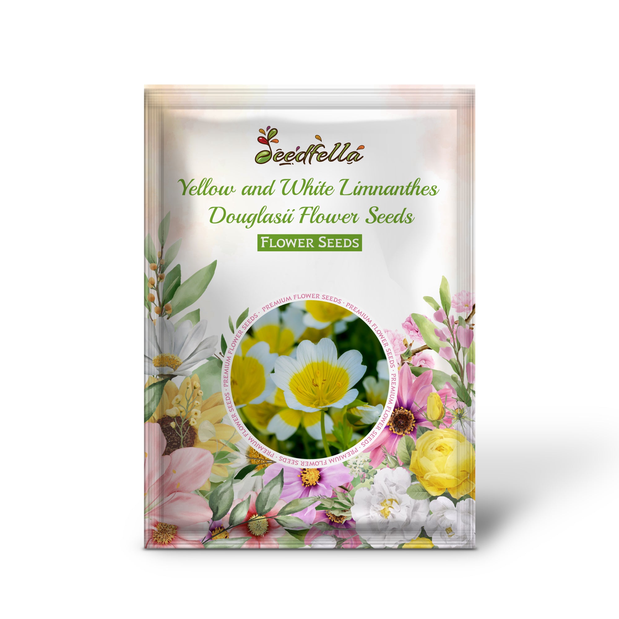 Poached Egg Plant Seeds – Limnanthes Douglasii Flower Seeds