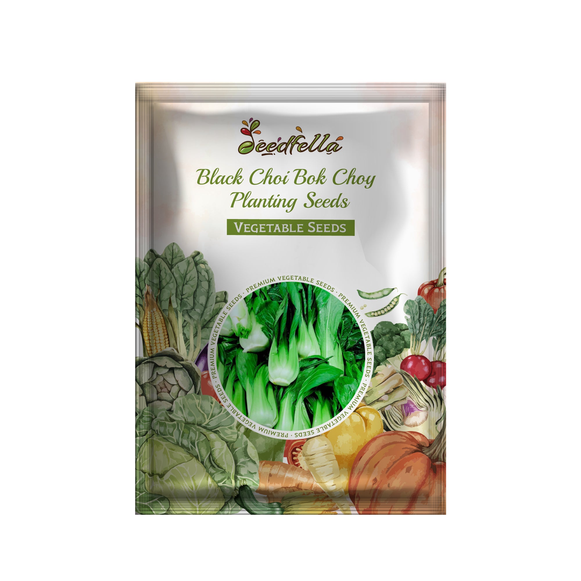 Premium Black Choi bok choy seeds for home gardens