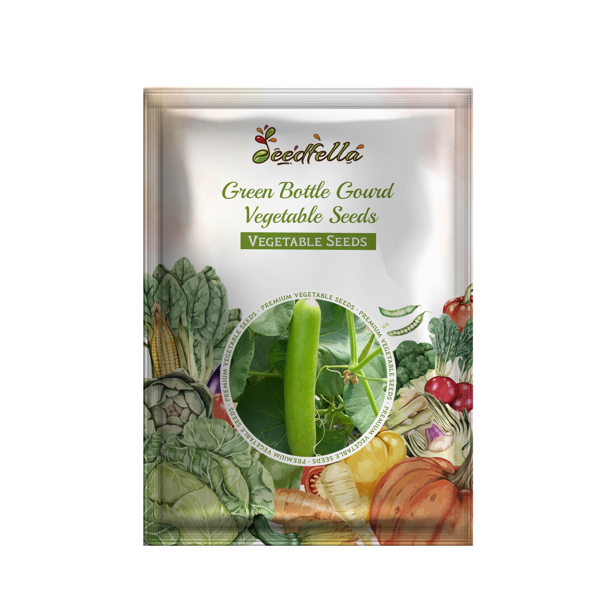 Premium non-GMO Green Bottle Gourd vegetable seeds