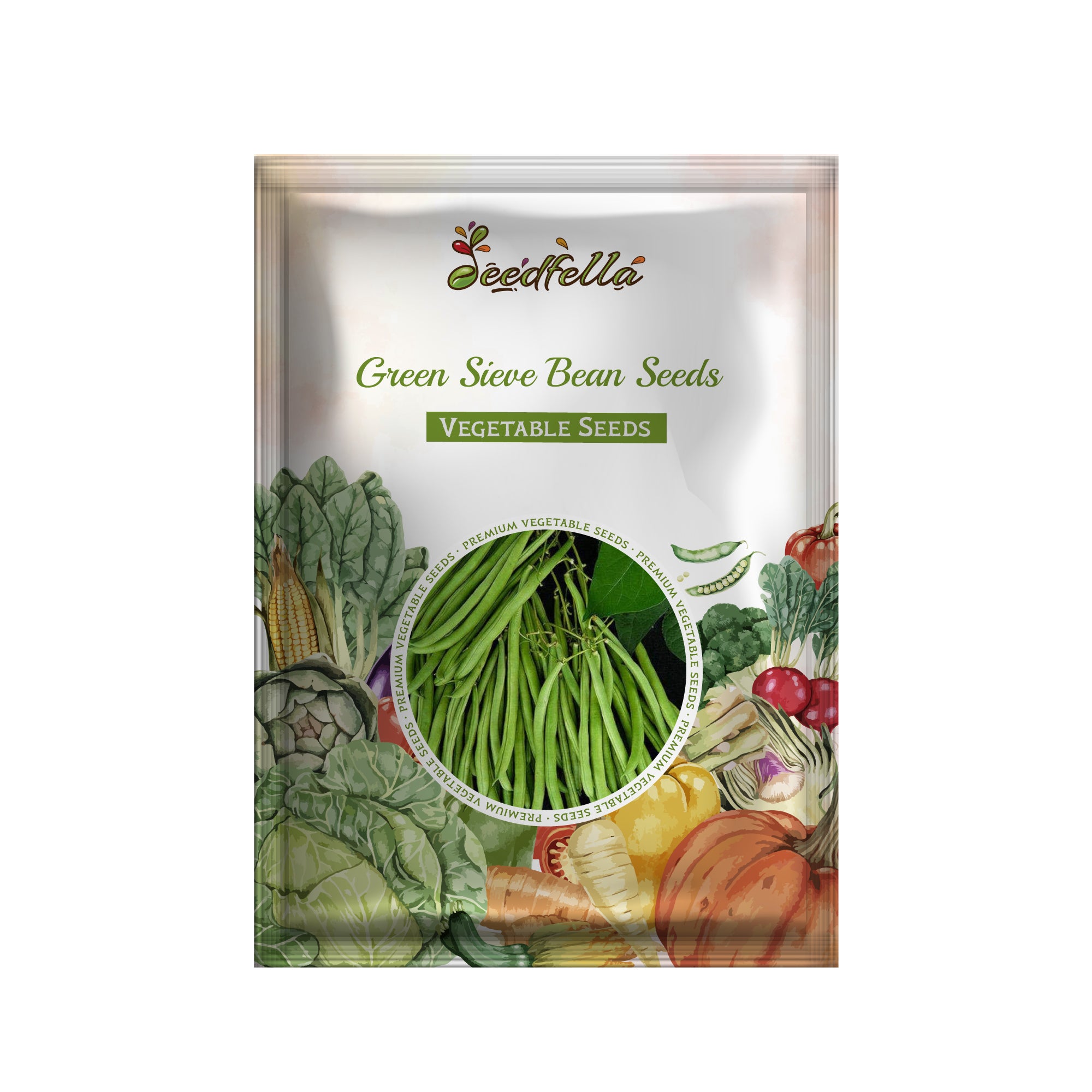 Premium non-GMO Green Sieve Bean seeds