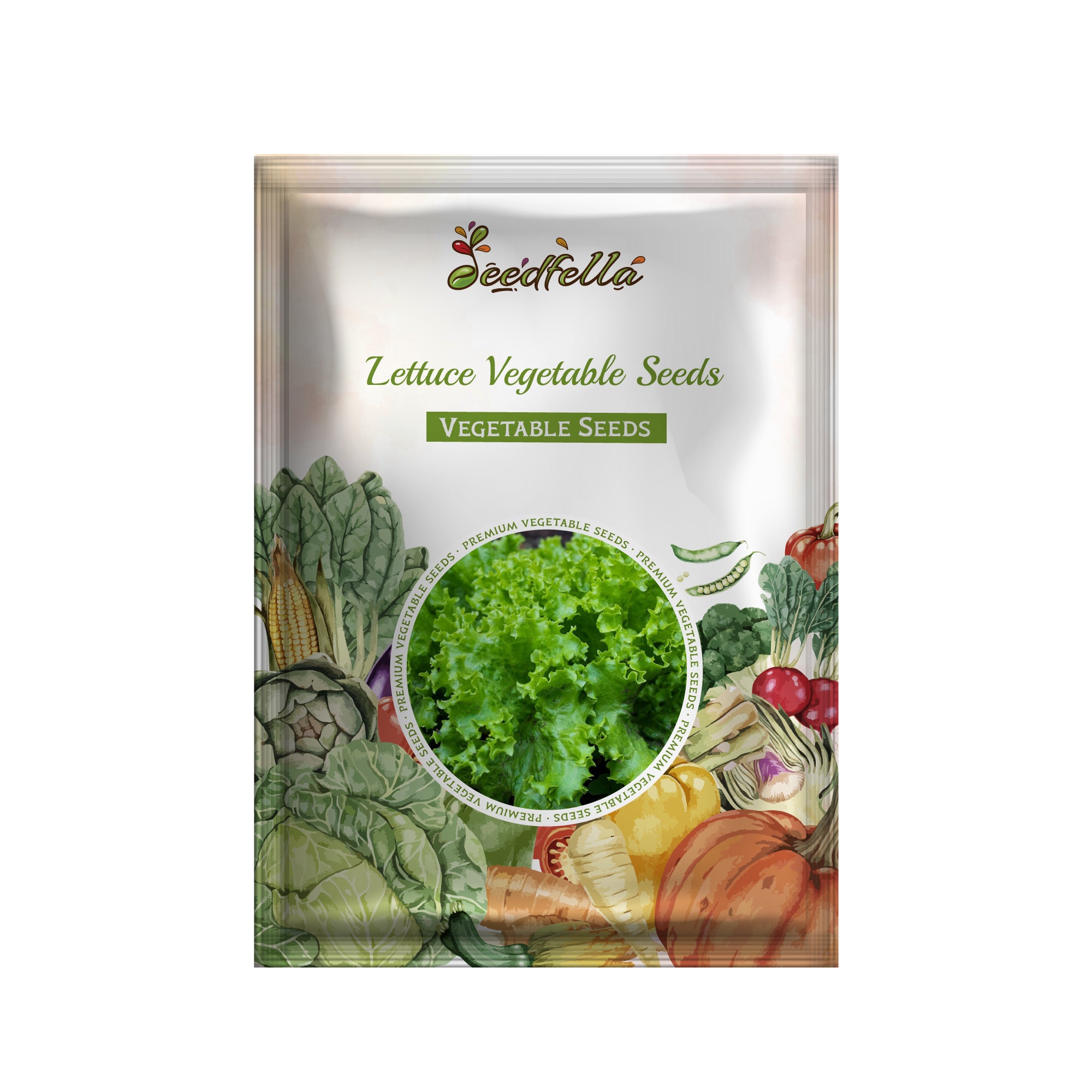 Premium lettuce garden seeds with strong germination