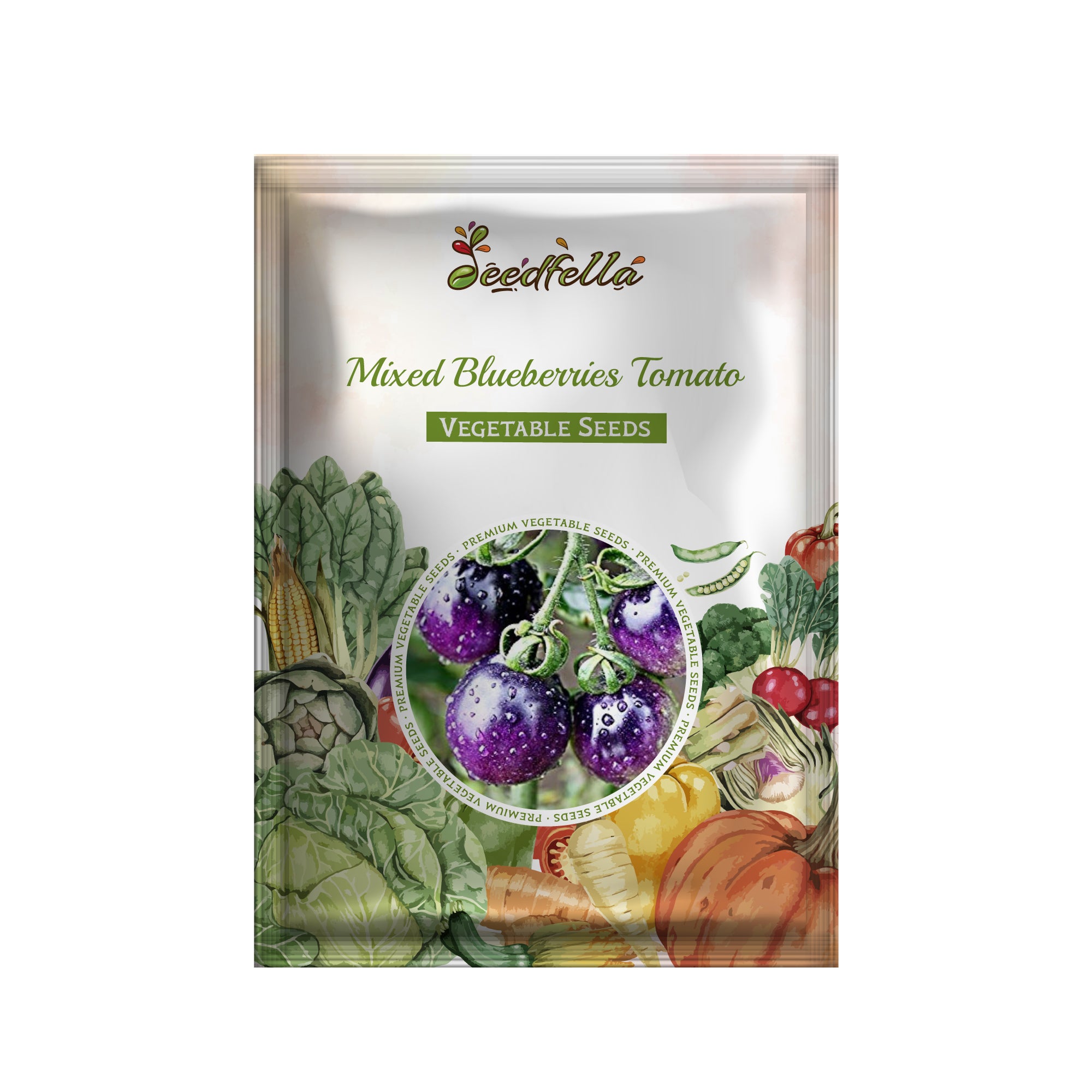 Premium non-GMO Mixed Blueberries Tomato vegetable seeds