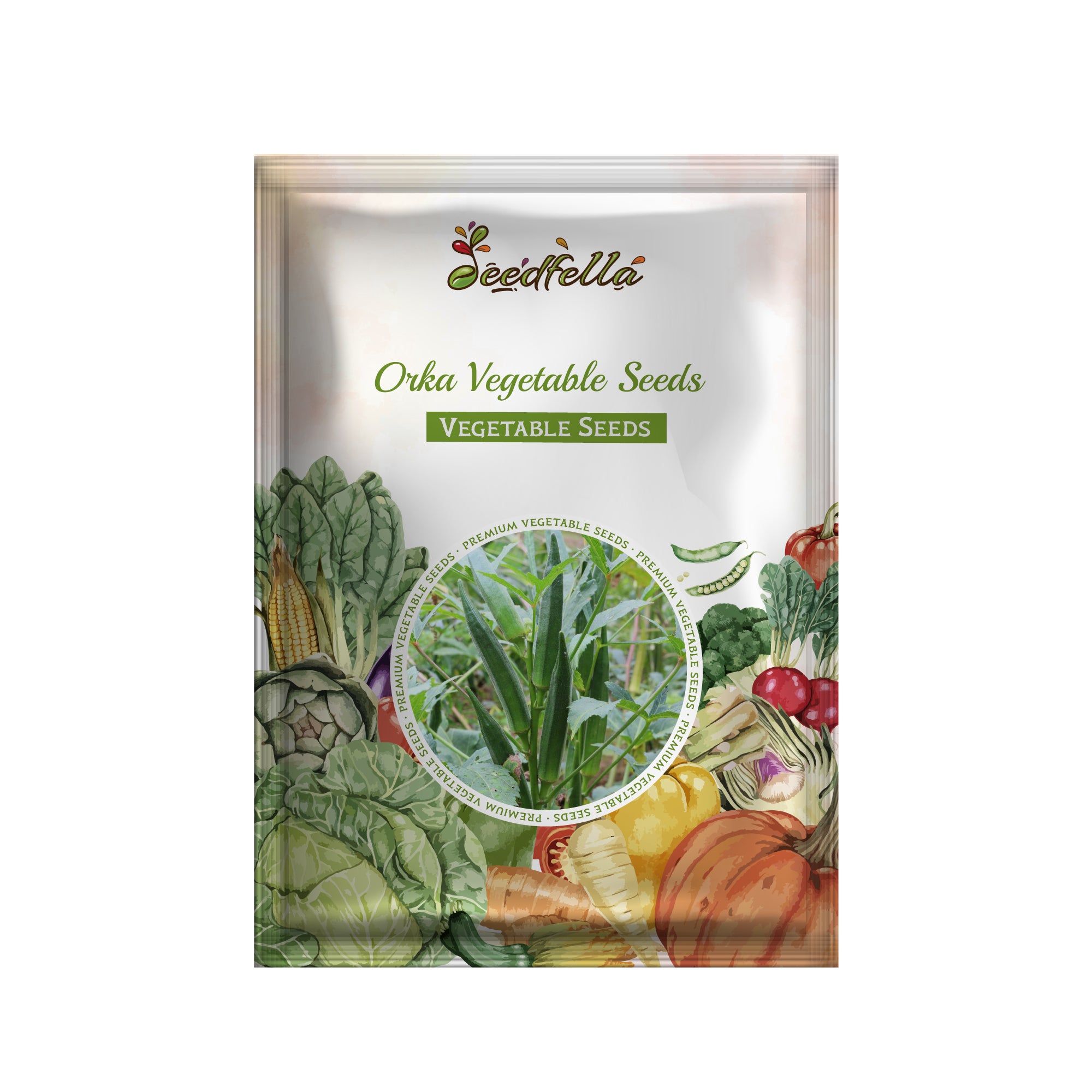 Premium Orka Okra seeds for home gardens