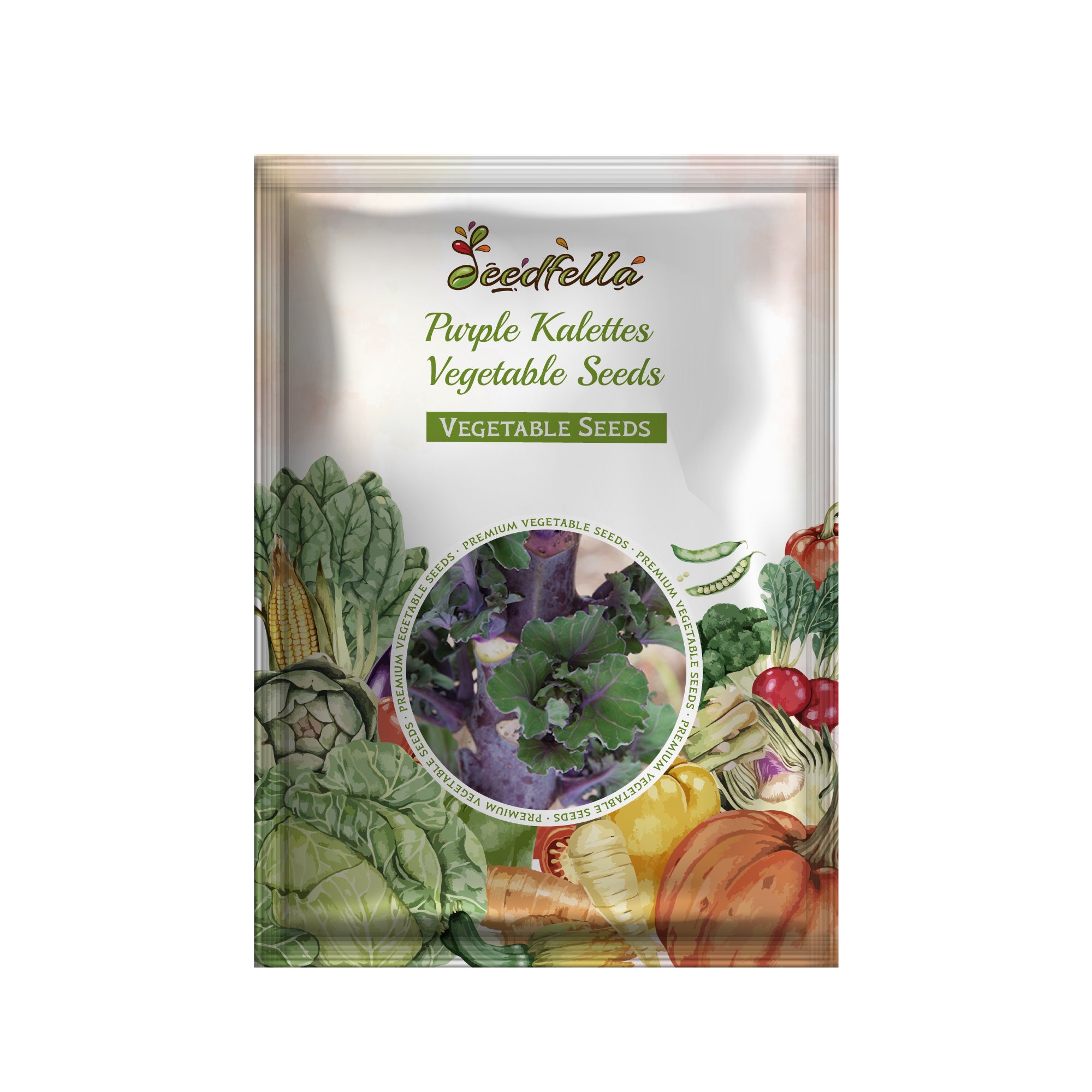 Premium non-GMO Purple Kalettes vegetable seeds