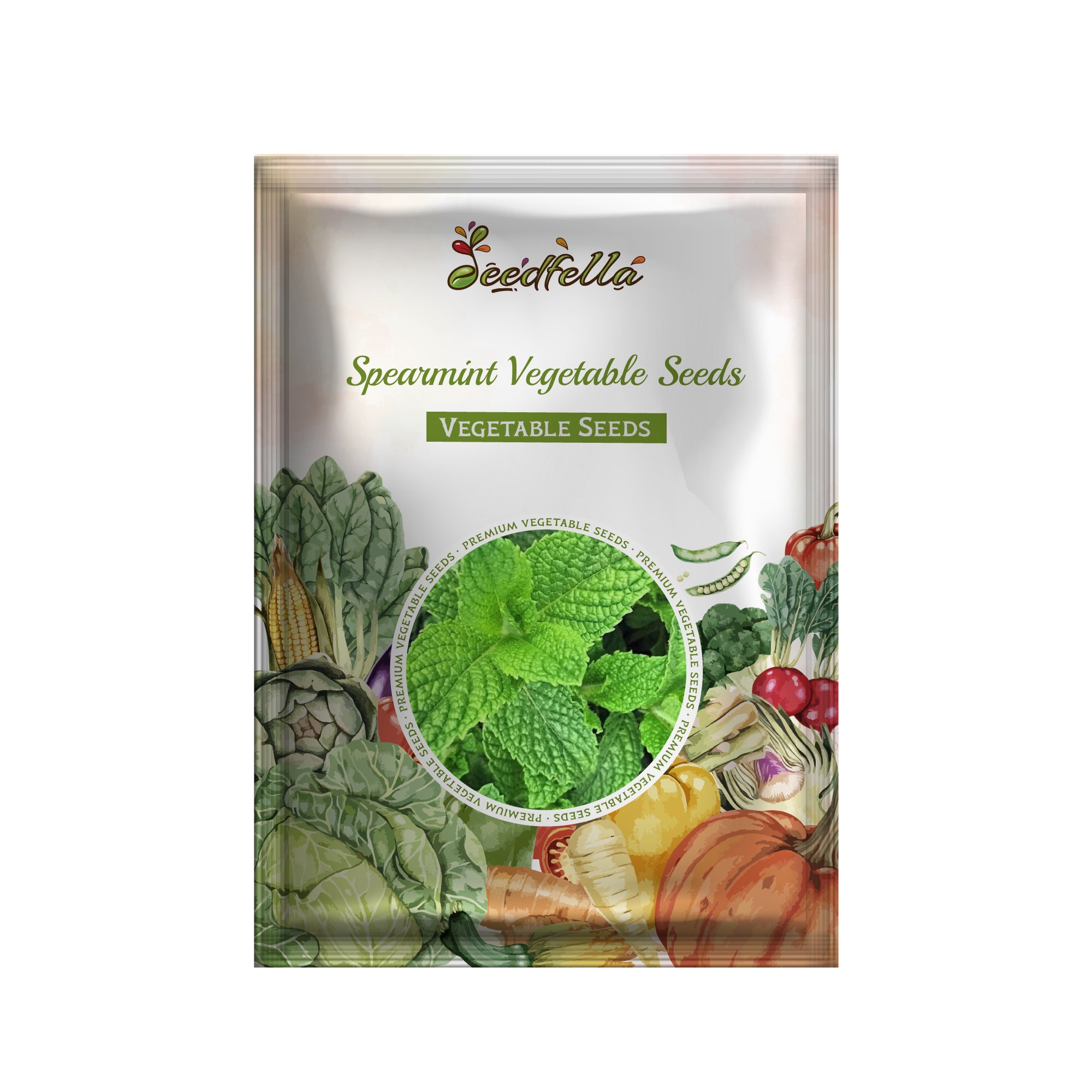 Premium spearmint herb seeds for home gardening