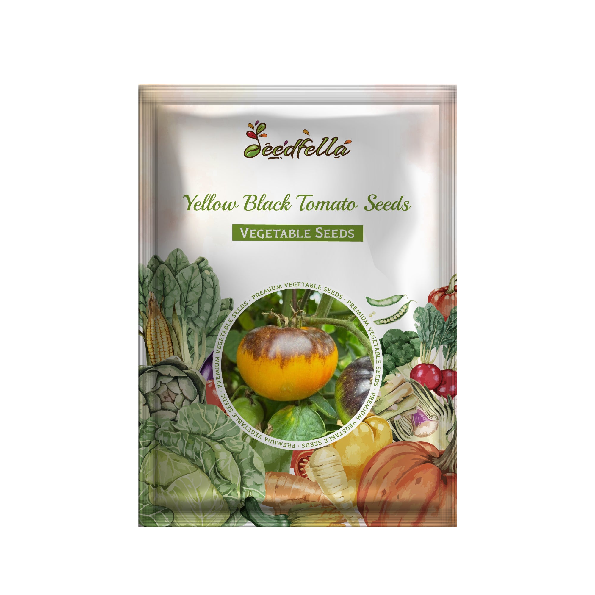Premium non-GMO Yellow Black tomato vegetable seeds