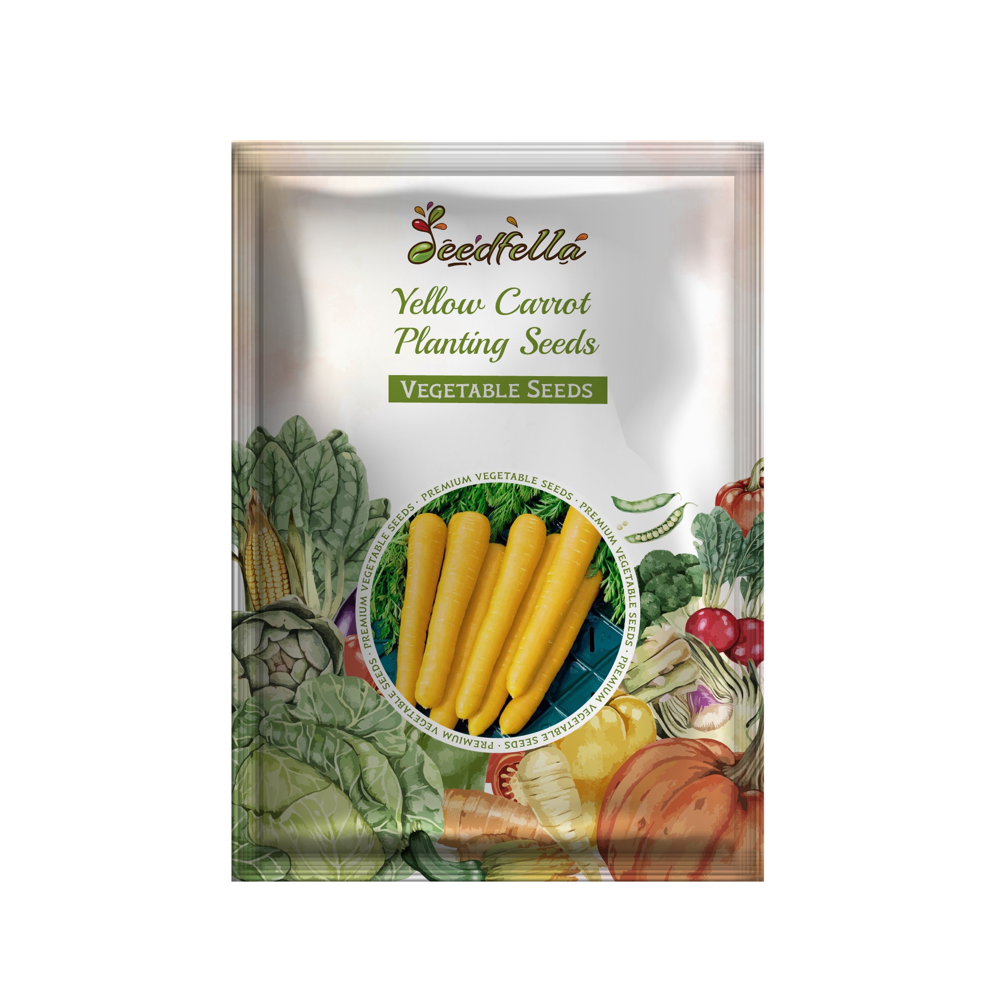 Premium yellow carrot seeds for home gardens