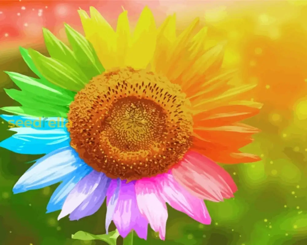 Rainbow Sunflower Planting Seeds  Brighten Your Garden Flower