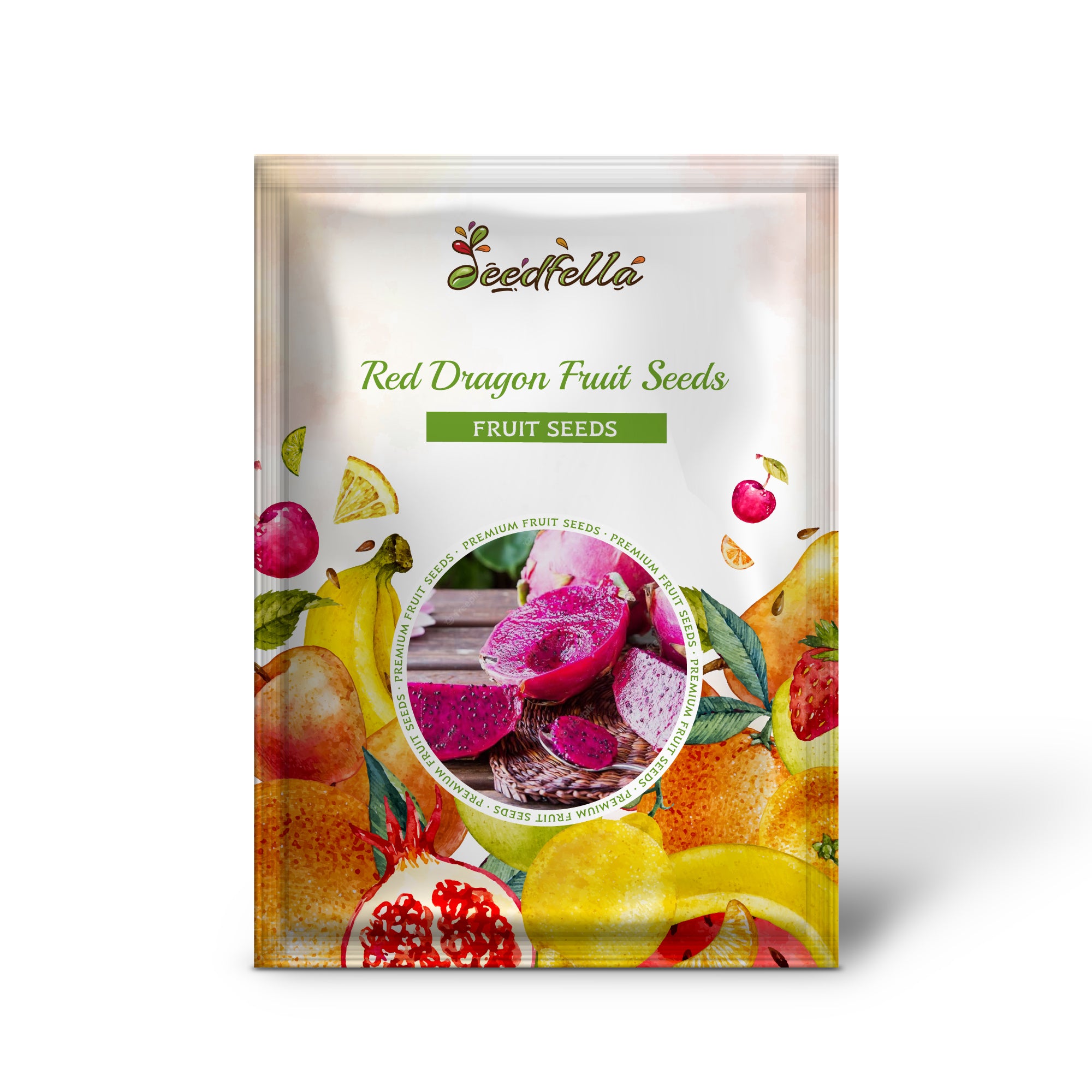 Red Pitaya Seedlings Growing in Containers