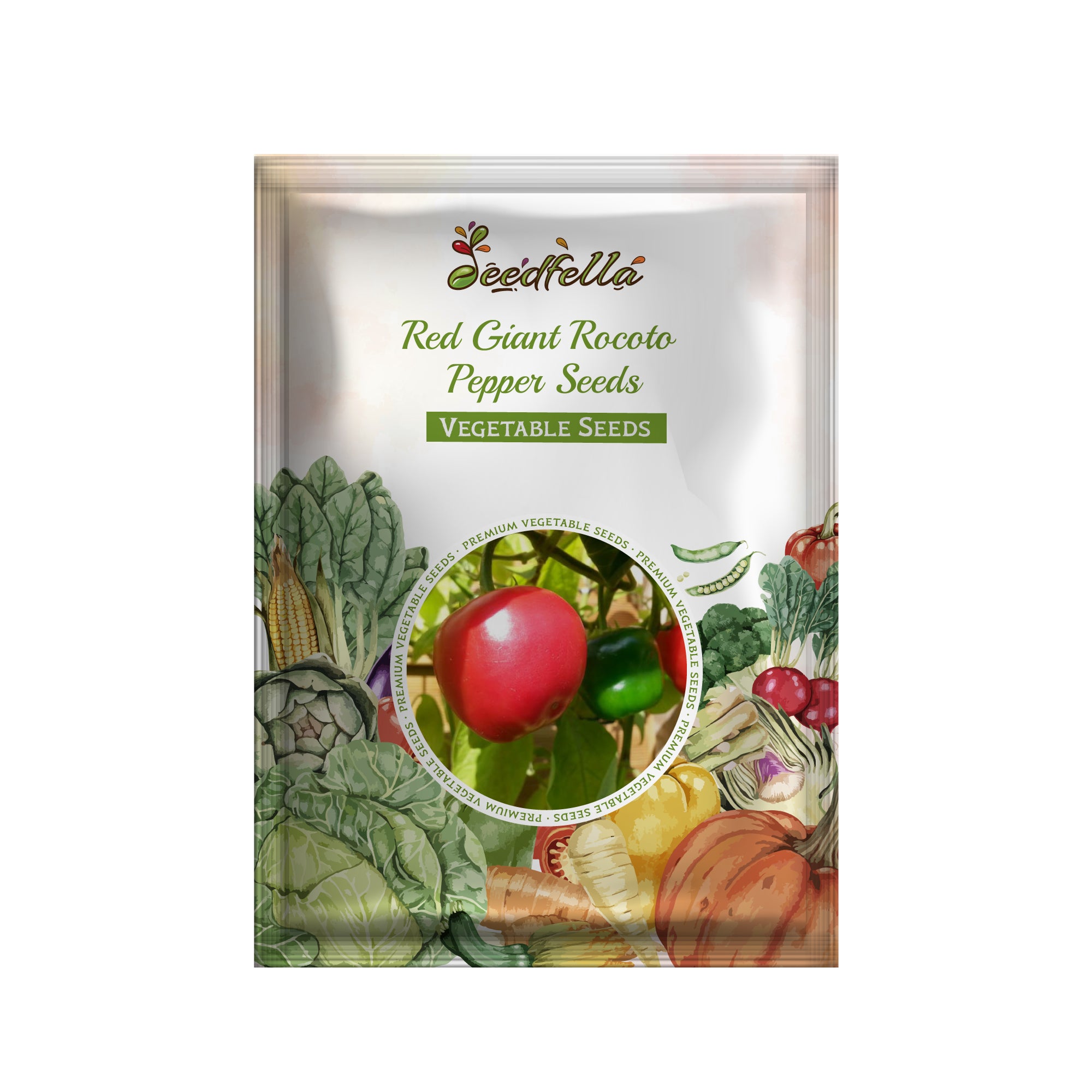 Red Giant Rocoto pepper seeds for home garden growing