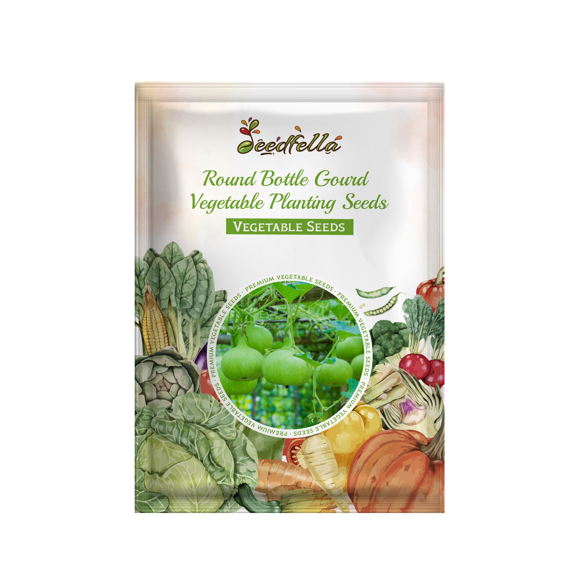 Round bottle gourd seeds for planting