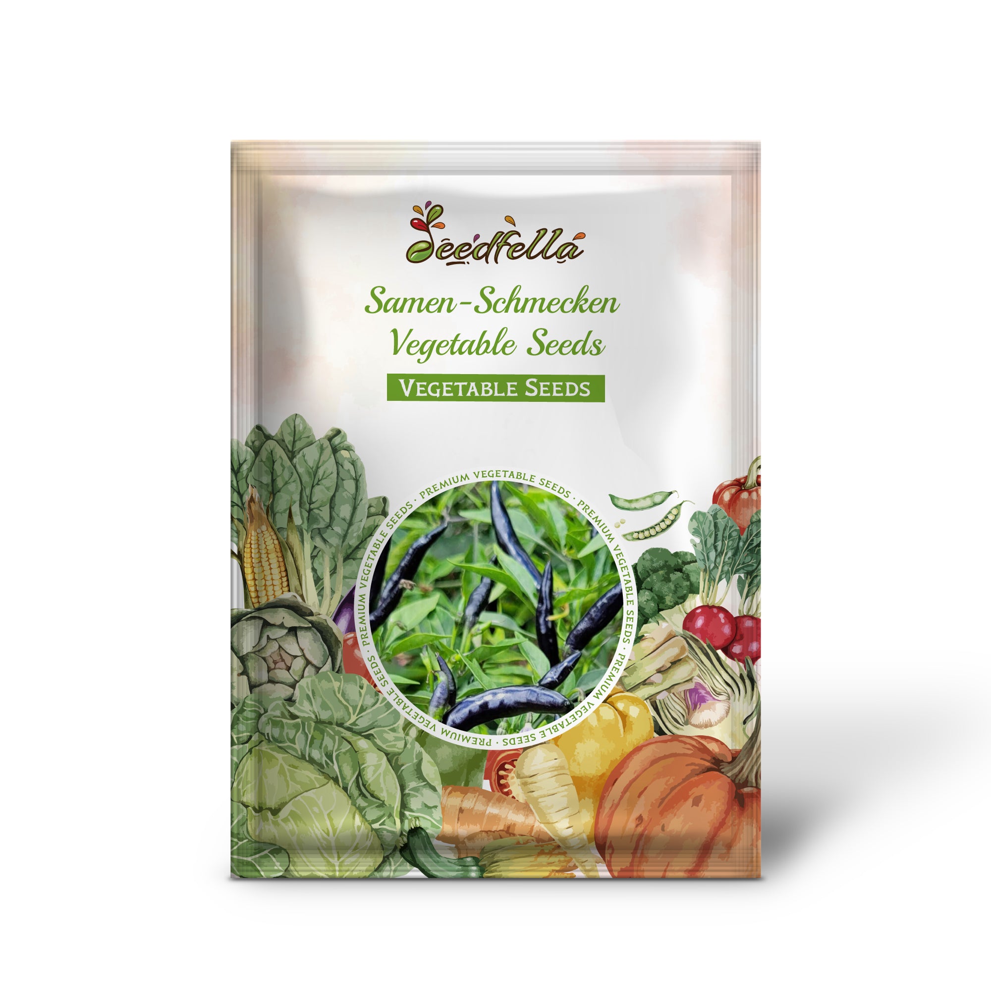 Healthy Samen-Schmecken seedlings sprouting from quality seeds