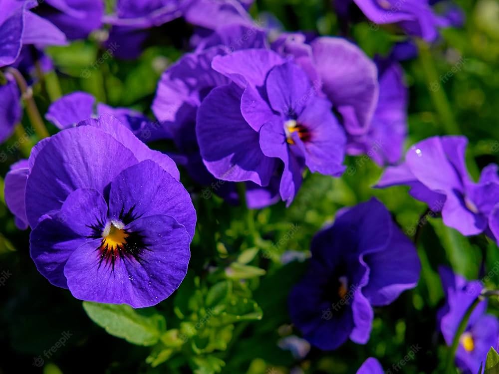 Shade-loving viola seeds for garden flowers