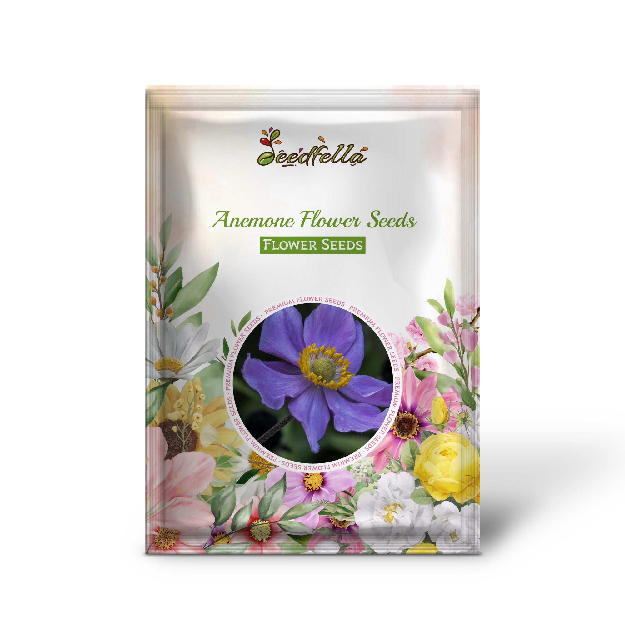 Soft Violet Anemone Blooms for Garden Decoration