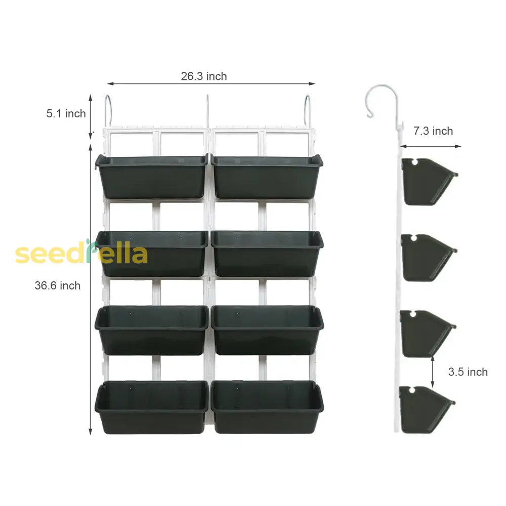 Stacked Vertical Wall-Mounted Automatic Drip Irrigation Garden Planters Tools