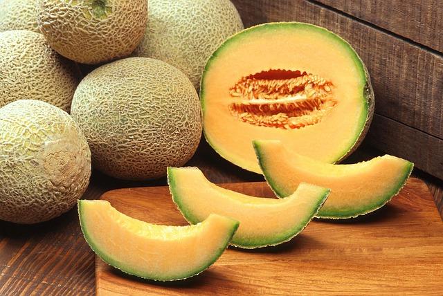 Starting light orange cantaloupe melon seeds indoors