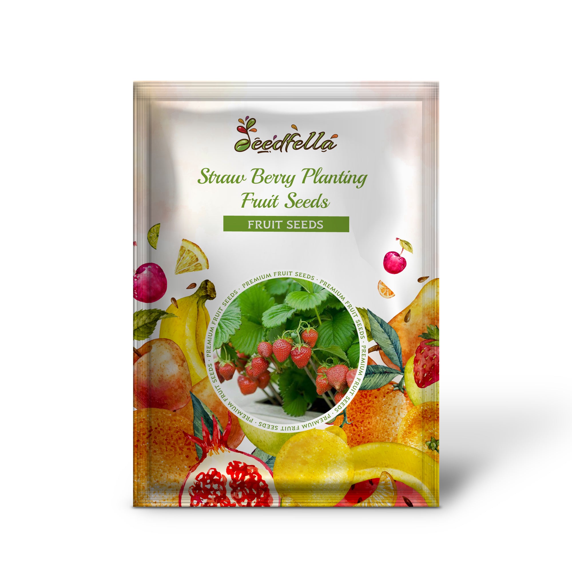 Harvested Orange Strawberries, Sweet and Vibrant Fruits Ready for Eating