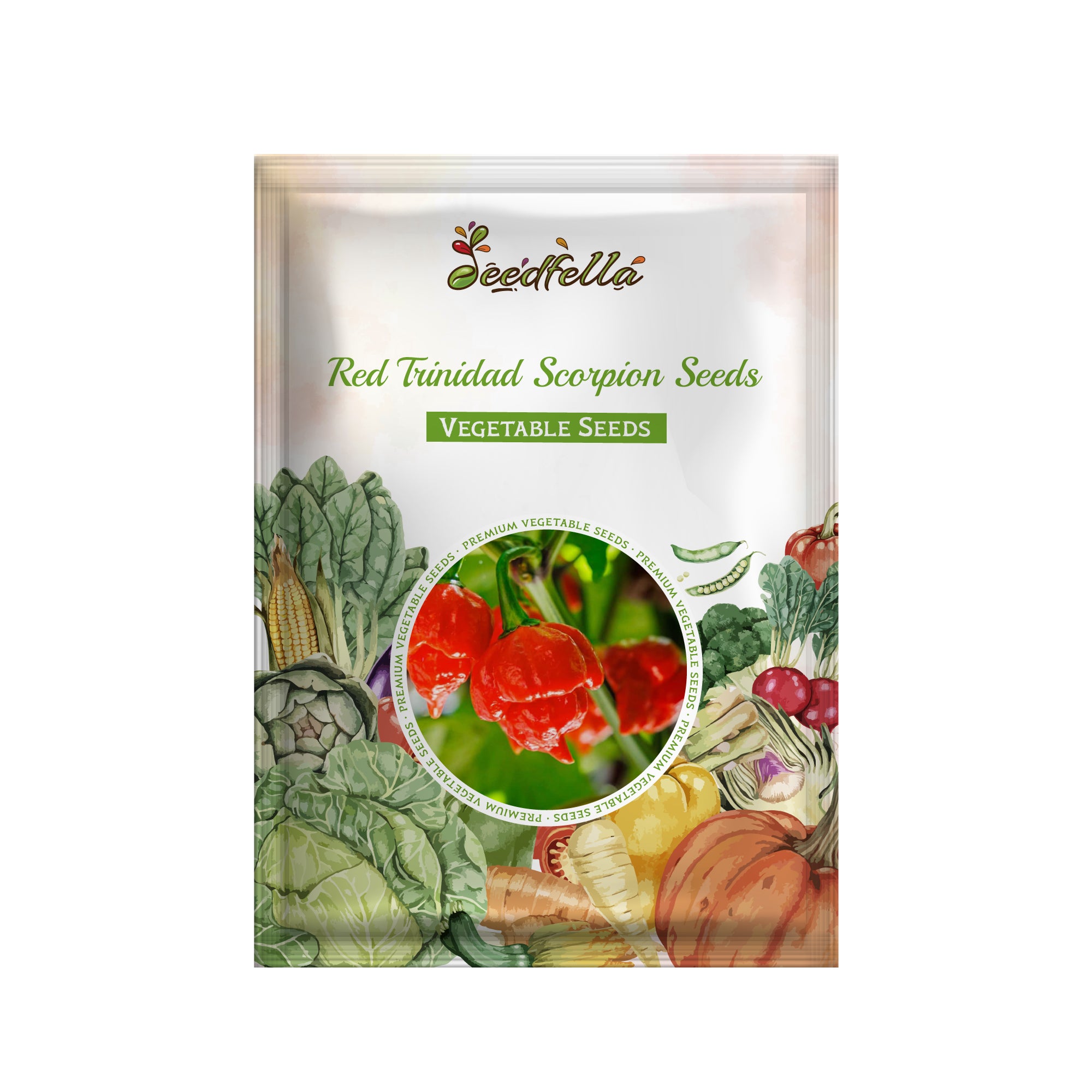 Super hot red Scorpion pepper Non GMO