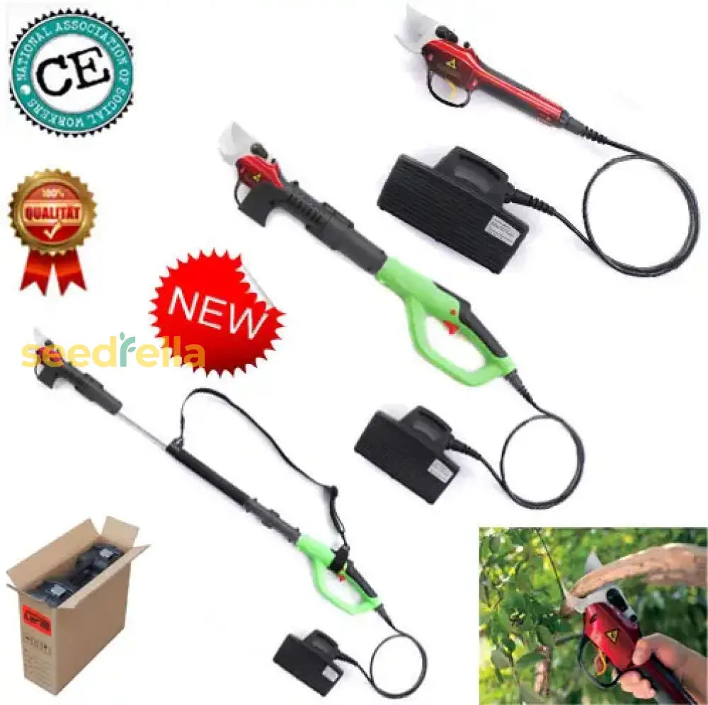 Telescopic Electric Pruner – Ideal For Orchards And Vineyards Garden Tools