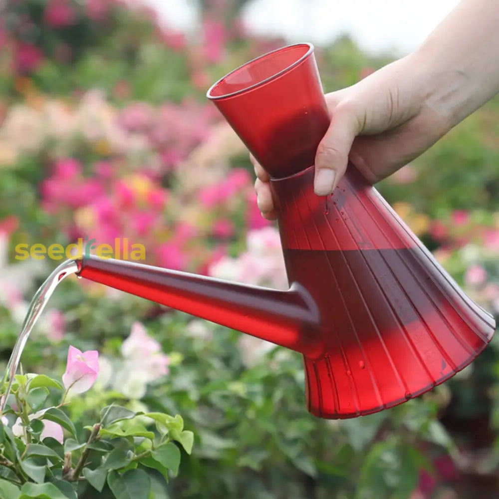 Transparent Plastic Watering Pot – Durable And Lightweight Garden Tools