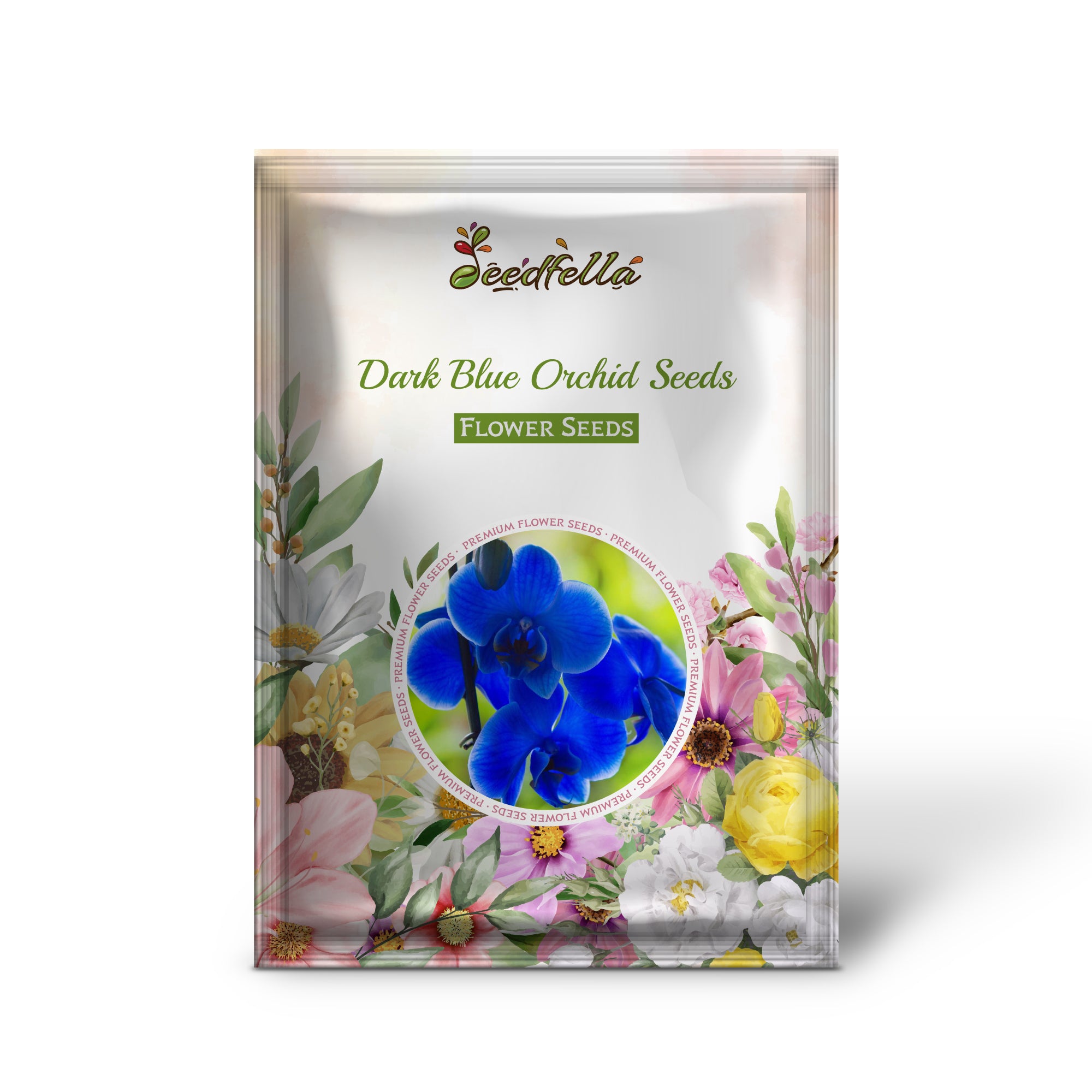 Dark Blue Orchid Flower Seeds for Planting