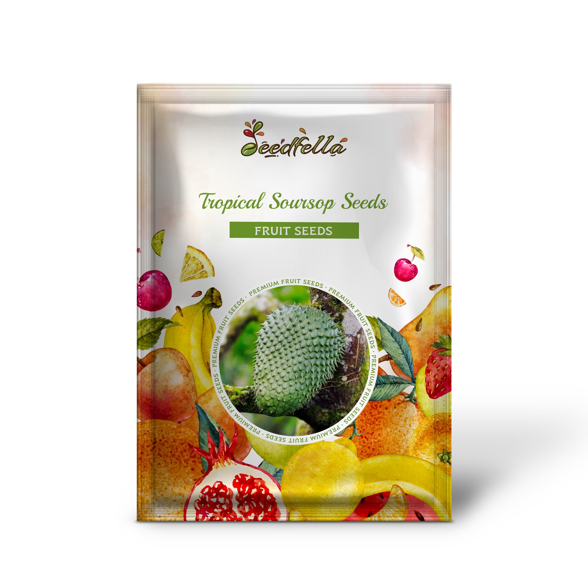 Tropical soursop tree seeds for home gardeners