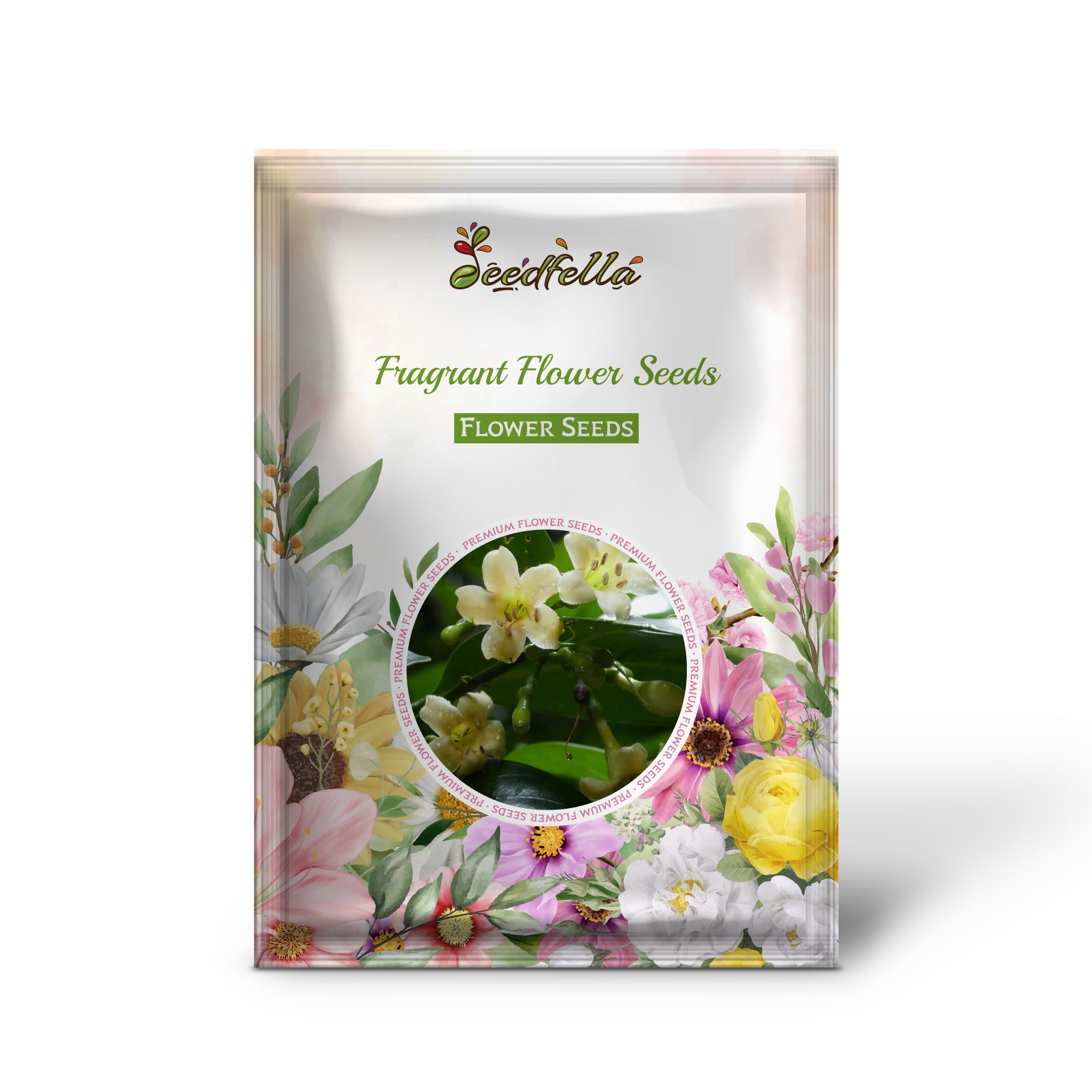 Vibrant Fagraea Fragrant Blooms in Garden