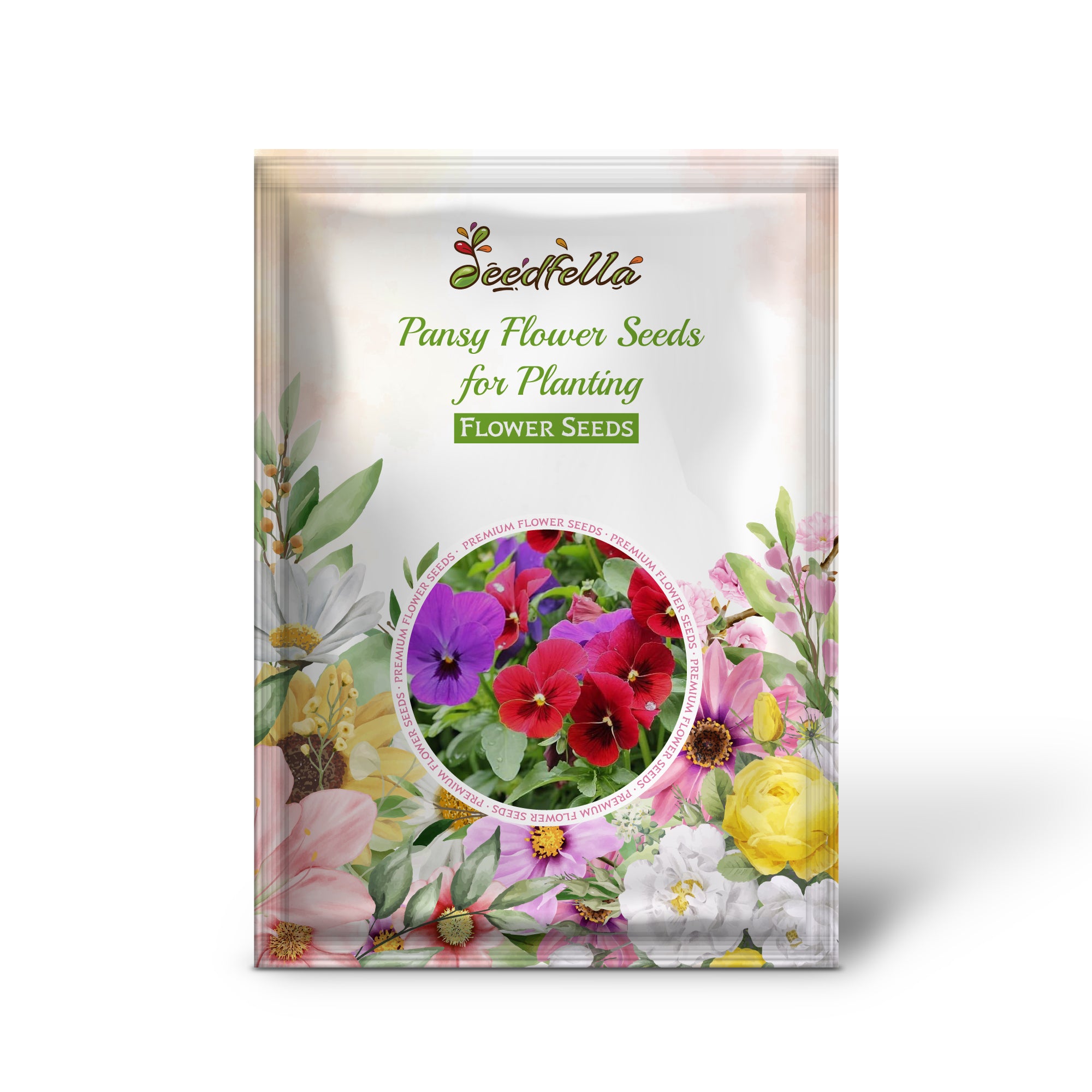 Vibrant Pansy Blooms for Garden Decoration