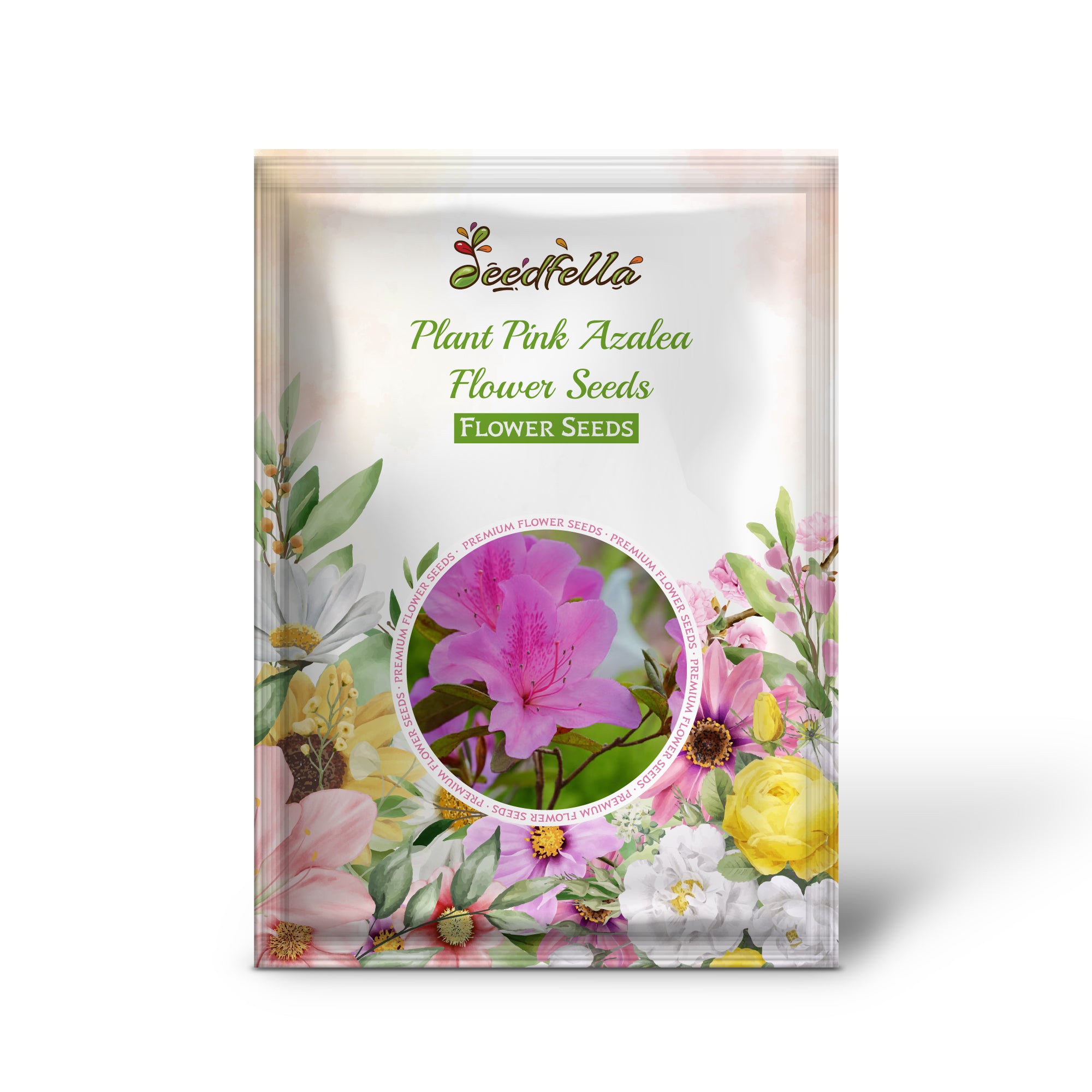 Vibrant Pink Azalea Blooms for Garden Decoration