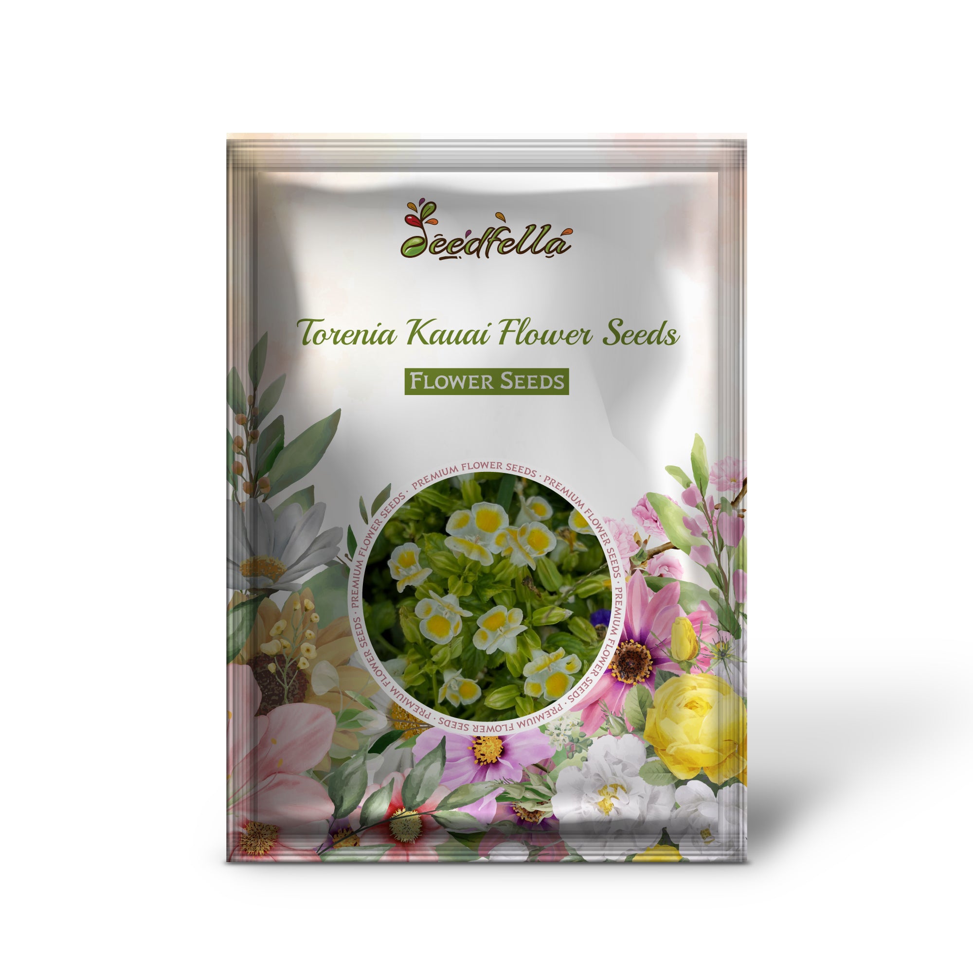 Vibrant Torenia Kauai Blooms in Garden