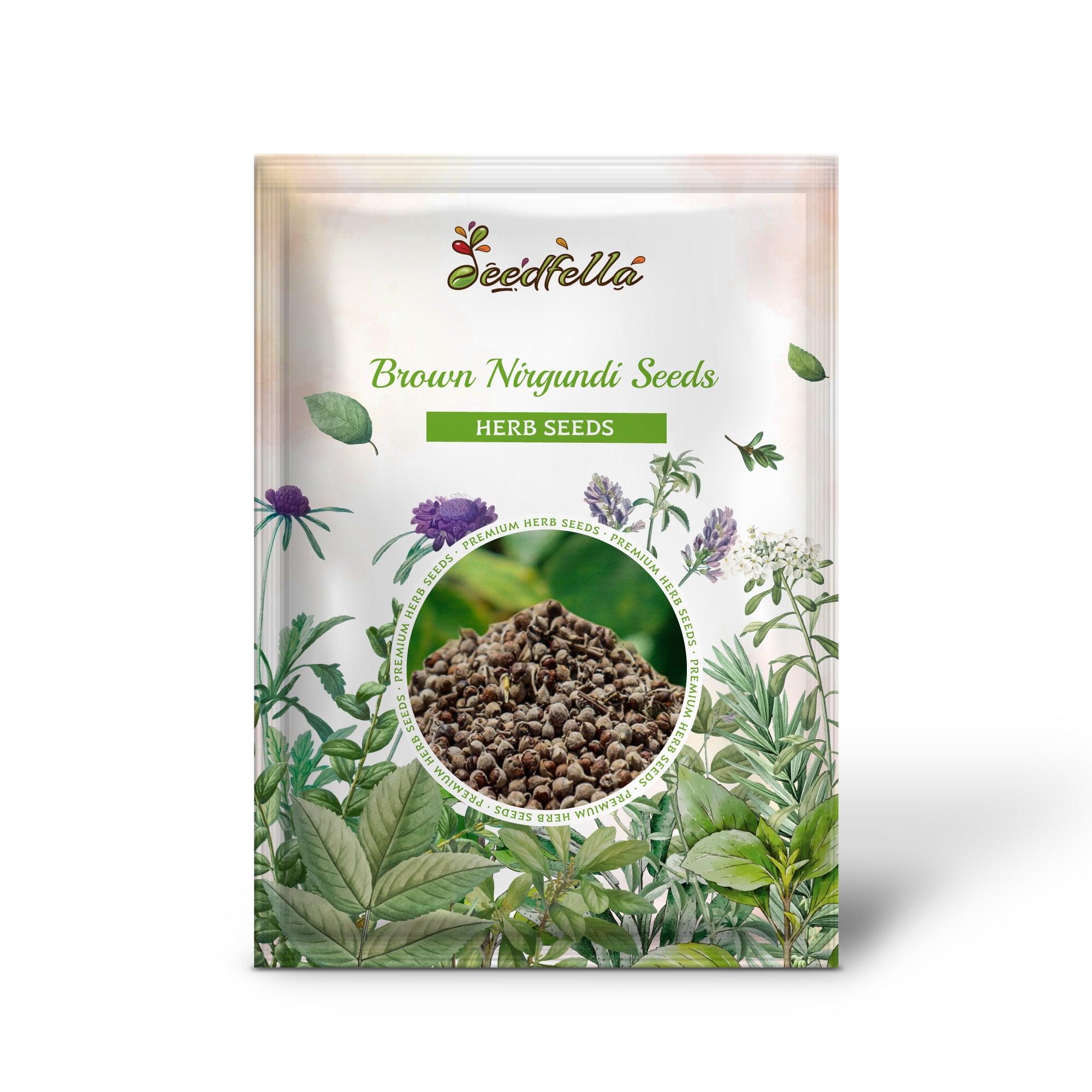 Vitex Negundo Seeds – Non-GMO Brown Nirgundi Shrub Variety