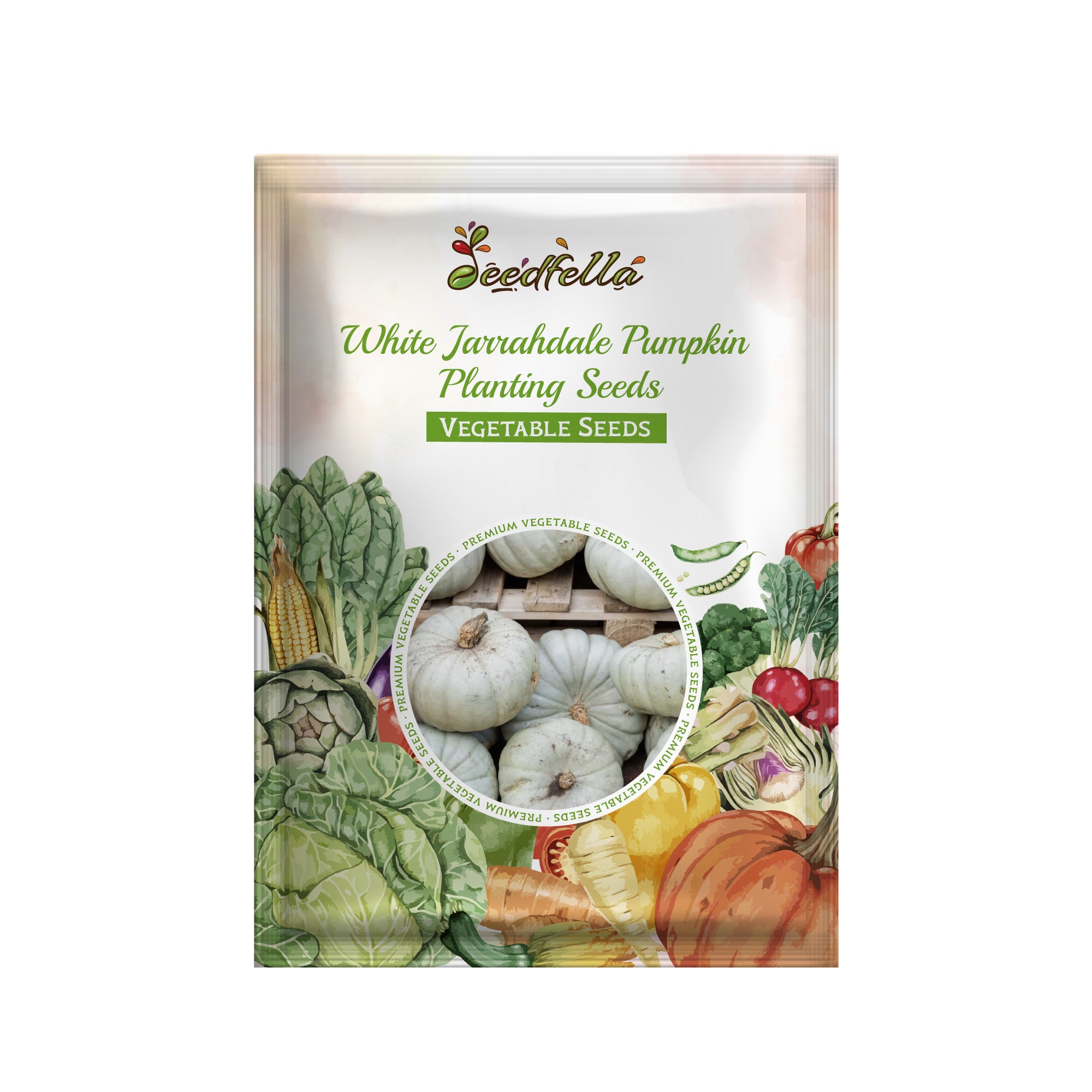 White Jarrahdale pumpkin seeds for planting