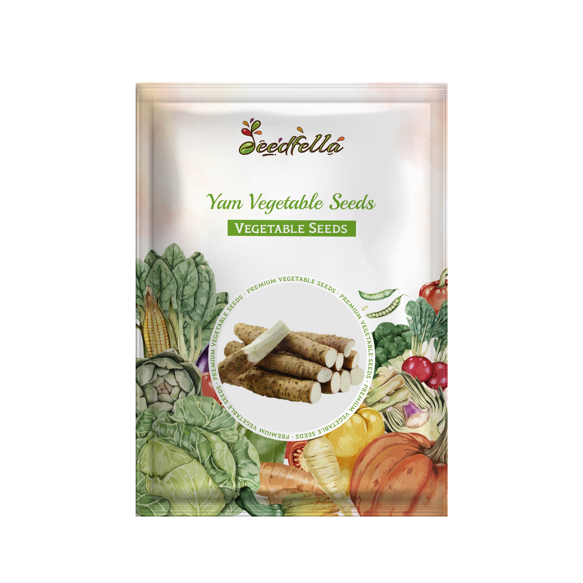 White yam planting tubers