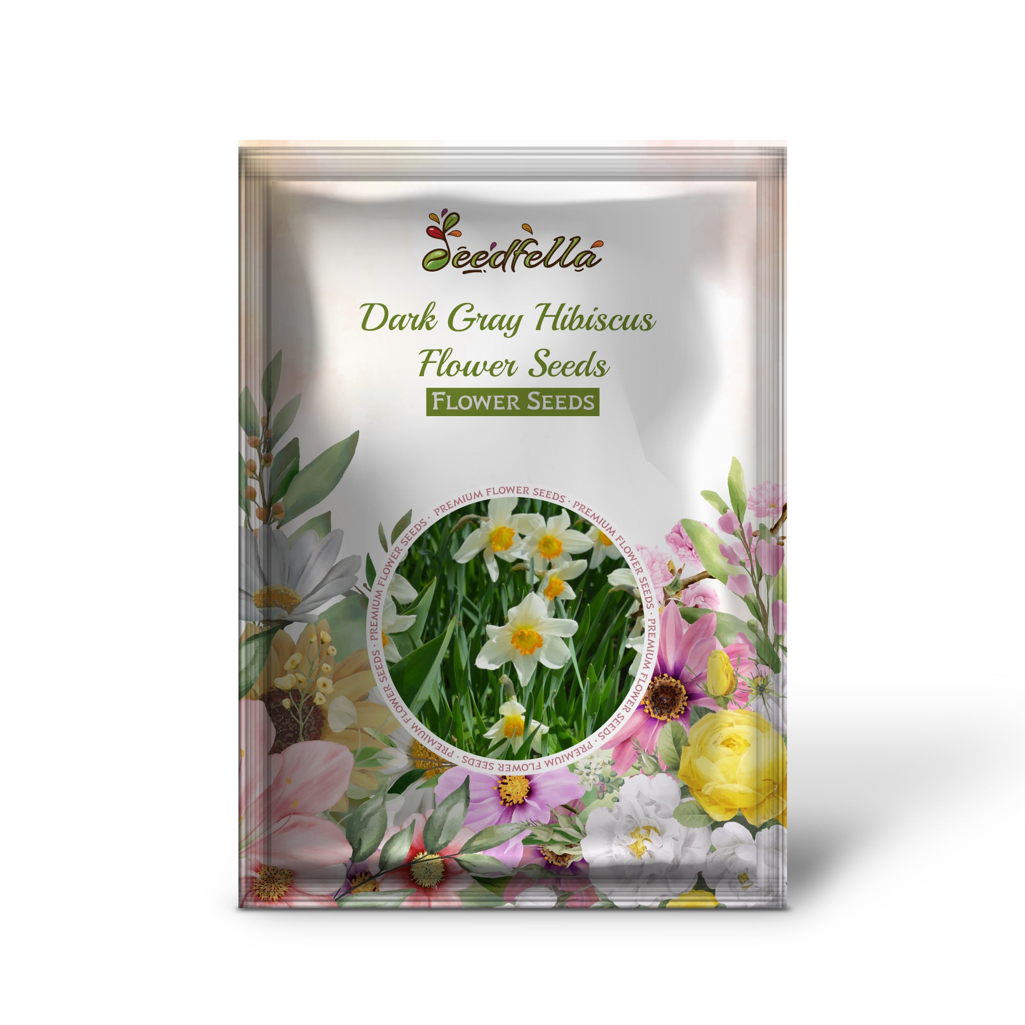 White and Yellow Daffodil Flower Seeds for Planting