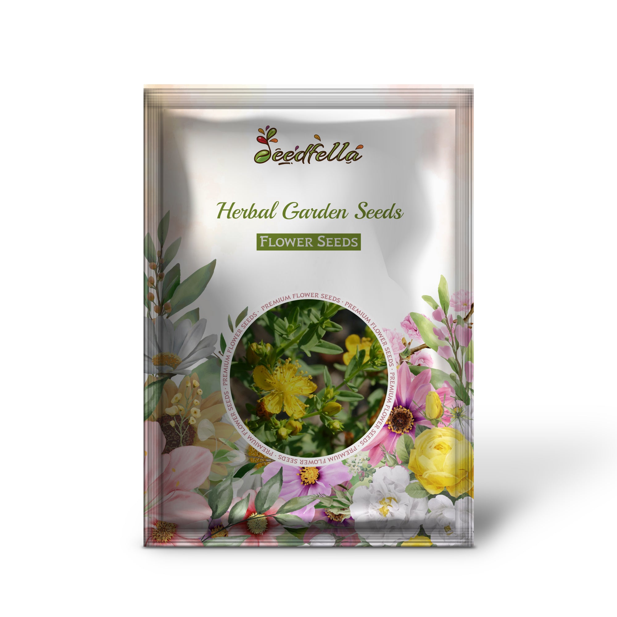 Bright Yellow St. John’s Wort Blooms