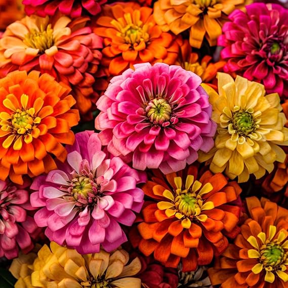 Zinnia Flower Seeds for Colorful Garden Displays