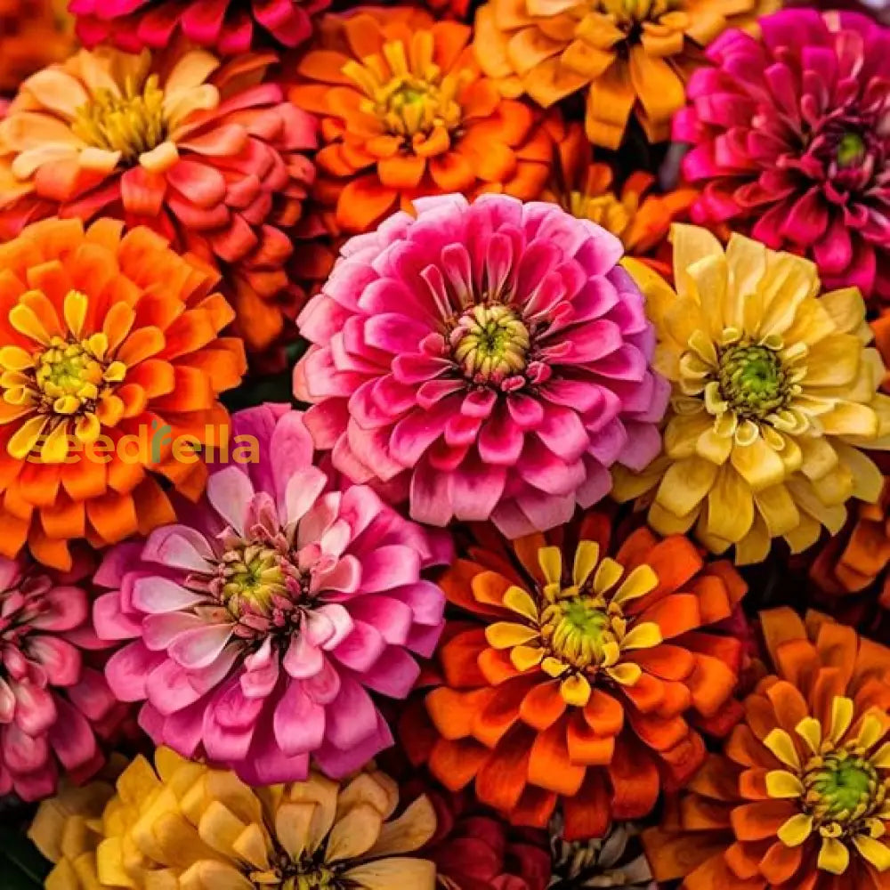 Zinnia Flower Seeds For Lively And Colorful Garden Displays